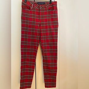 Tommy Hilfiger plaid stretchy pants. Size 4